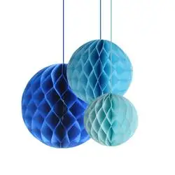 Paper Honeycomb Ball Three Pieces Set For Wedding Decoration Activity Decoration Necessary Honeycomb Ball