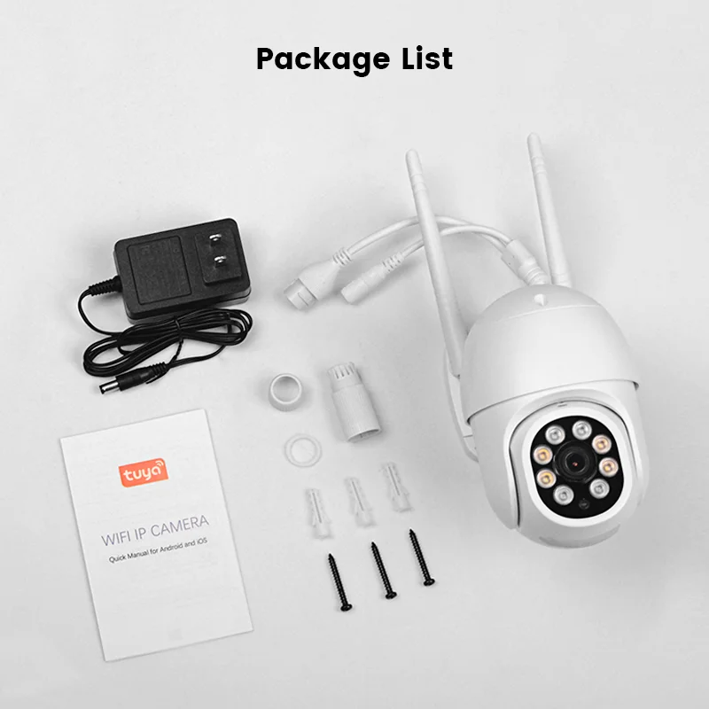 High-definition camera wireless outdoor indoor monitoring security closed-circuit TV with wifi and language intercom function