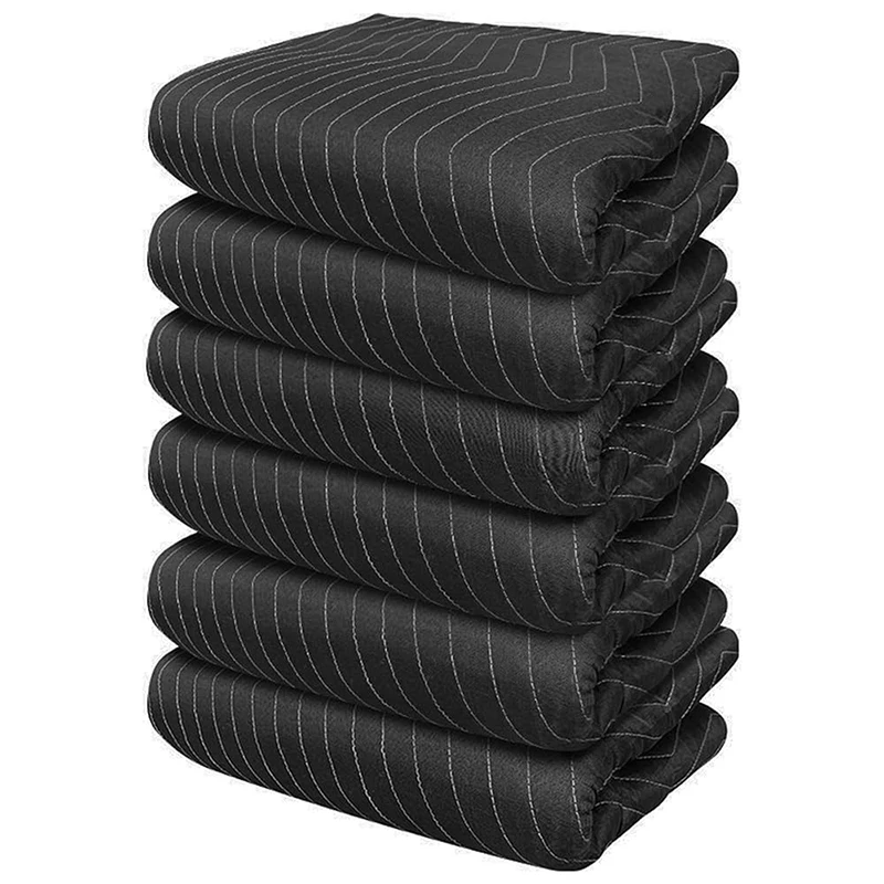 Top selling waterproof portable 100% polyester moving anti-collision blankets /furniture packing pads Stock 2.0KGS