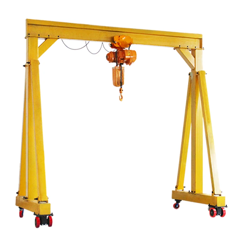 Factory direct 2ton 3tons 5tons Steel Gantry Crane workshop Gantry Crane for Sale