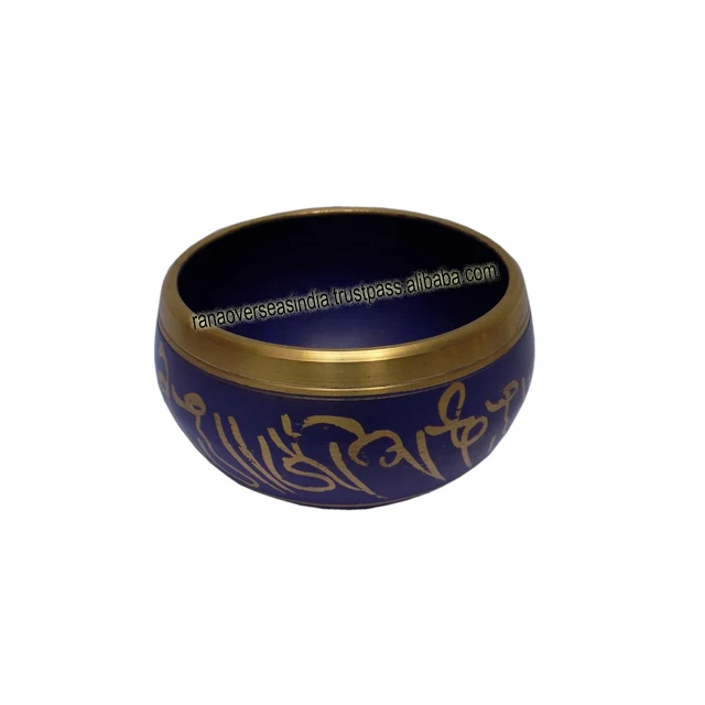 Small Singing Bowl Hand Painted For Stress Relief  Chakra Healing  Yoga & Meditation Sound Bowls Handmade