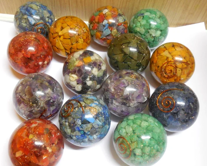 Красная яшма высокого качества оргонитовая Сфера оптовая продажа красивая красная орго сфера для продажи