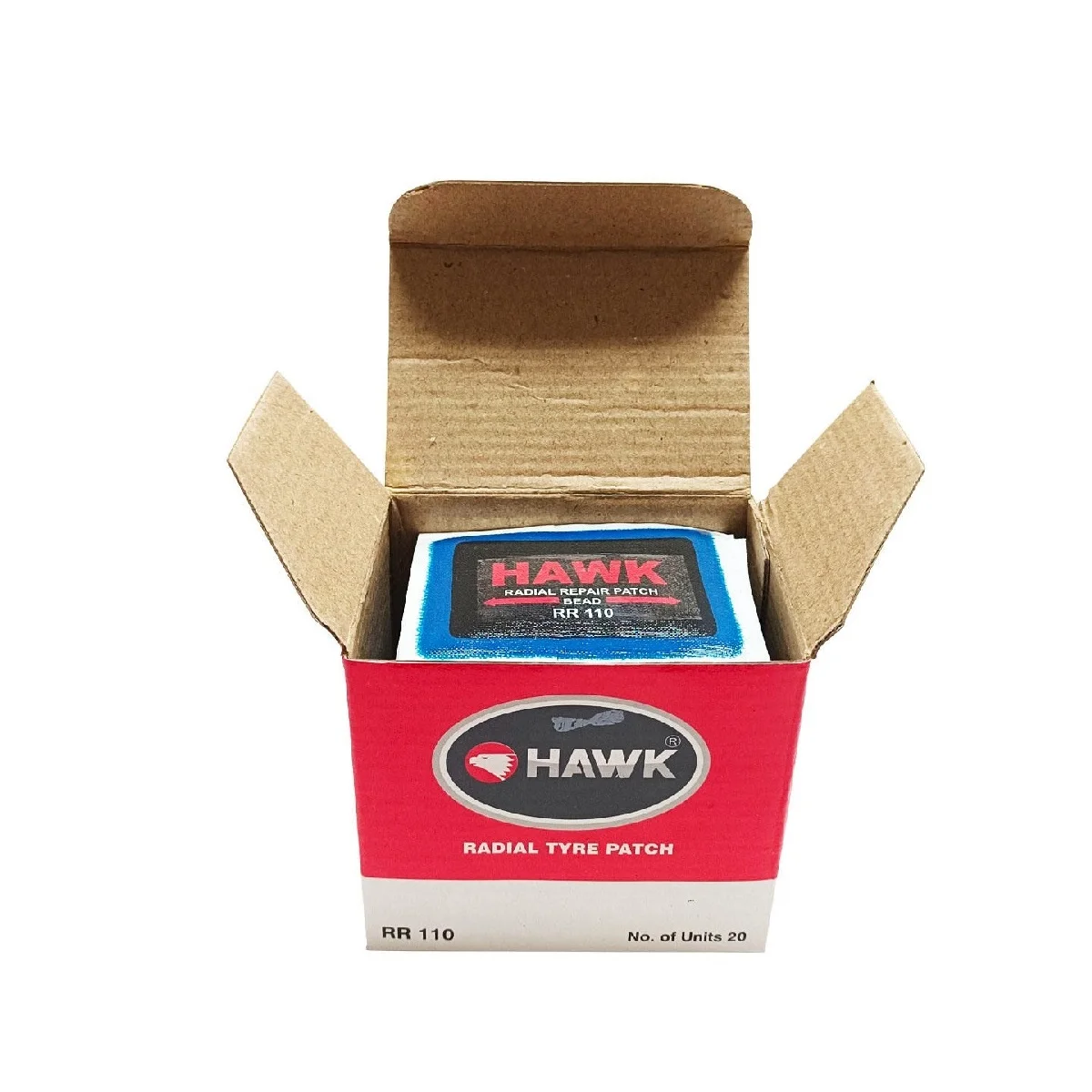 Best Seller Price Tyre Repair Materials Their lightweight ultra-thin Hard Type Rubber Tyre Patches With Size 55mm 75mm 20PCS/BOX