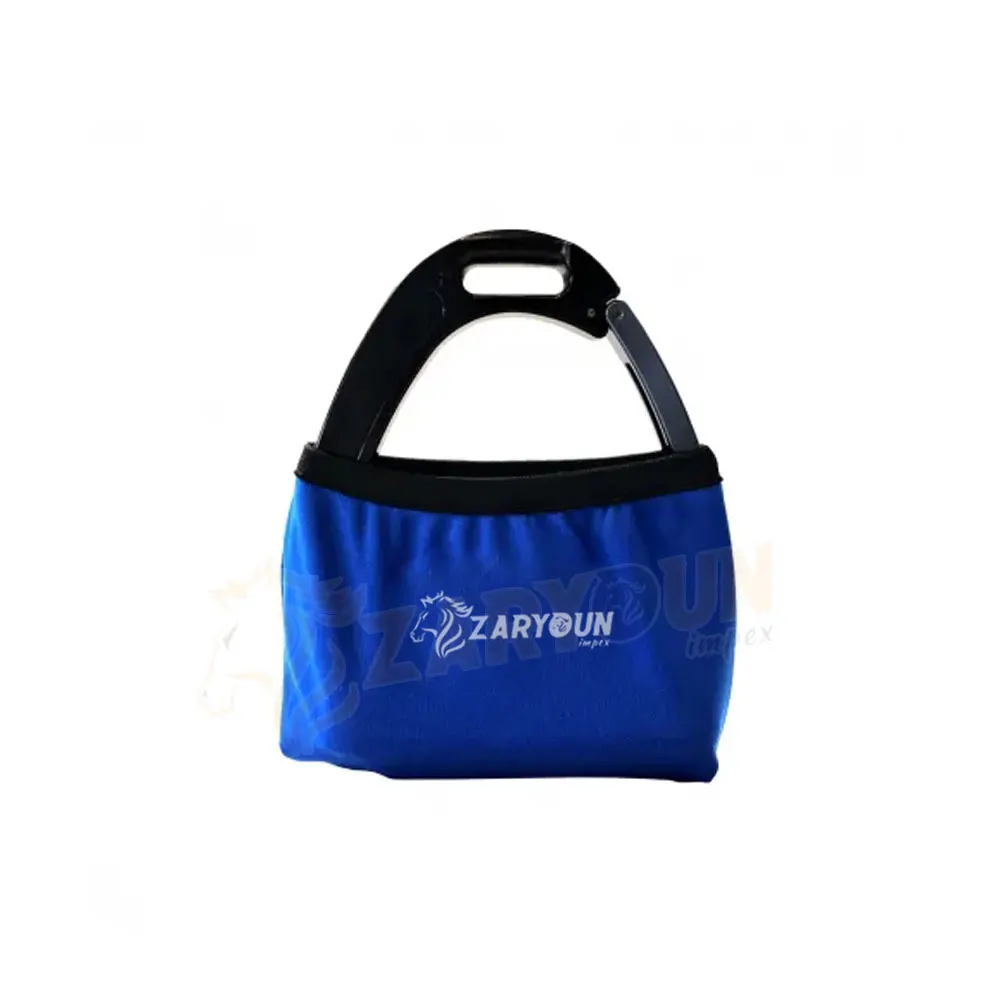High Quality Western Horse Racing Stirrups Aluminum and Leather Cover Pouch Essential Equestrian Saddle Accessories