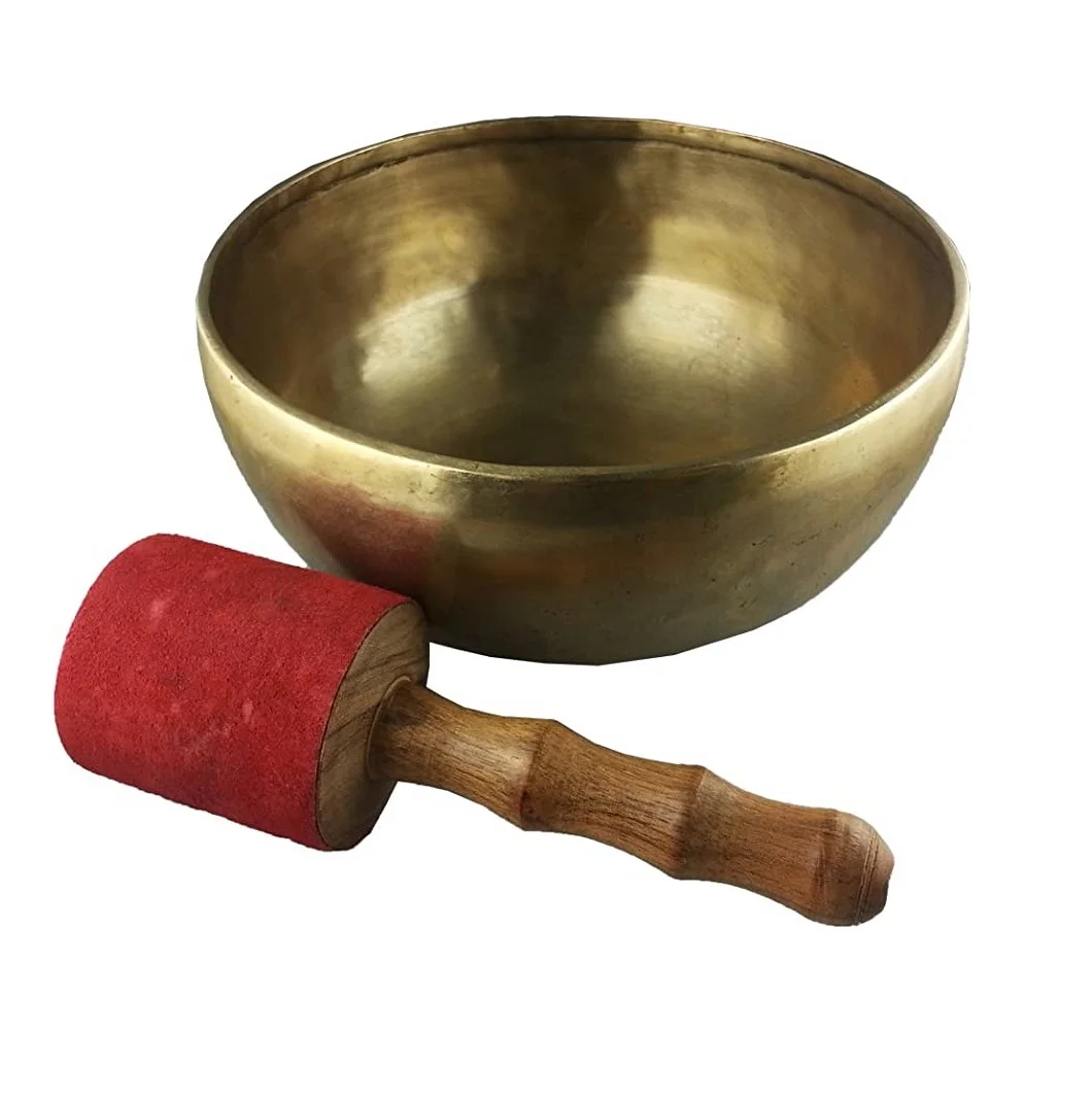 Hot OM Meditation Yoga Sound Bowl Nepal Handmade Buddha Sound Bowl Bowl Tibetan Practice Bronze Chime
