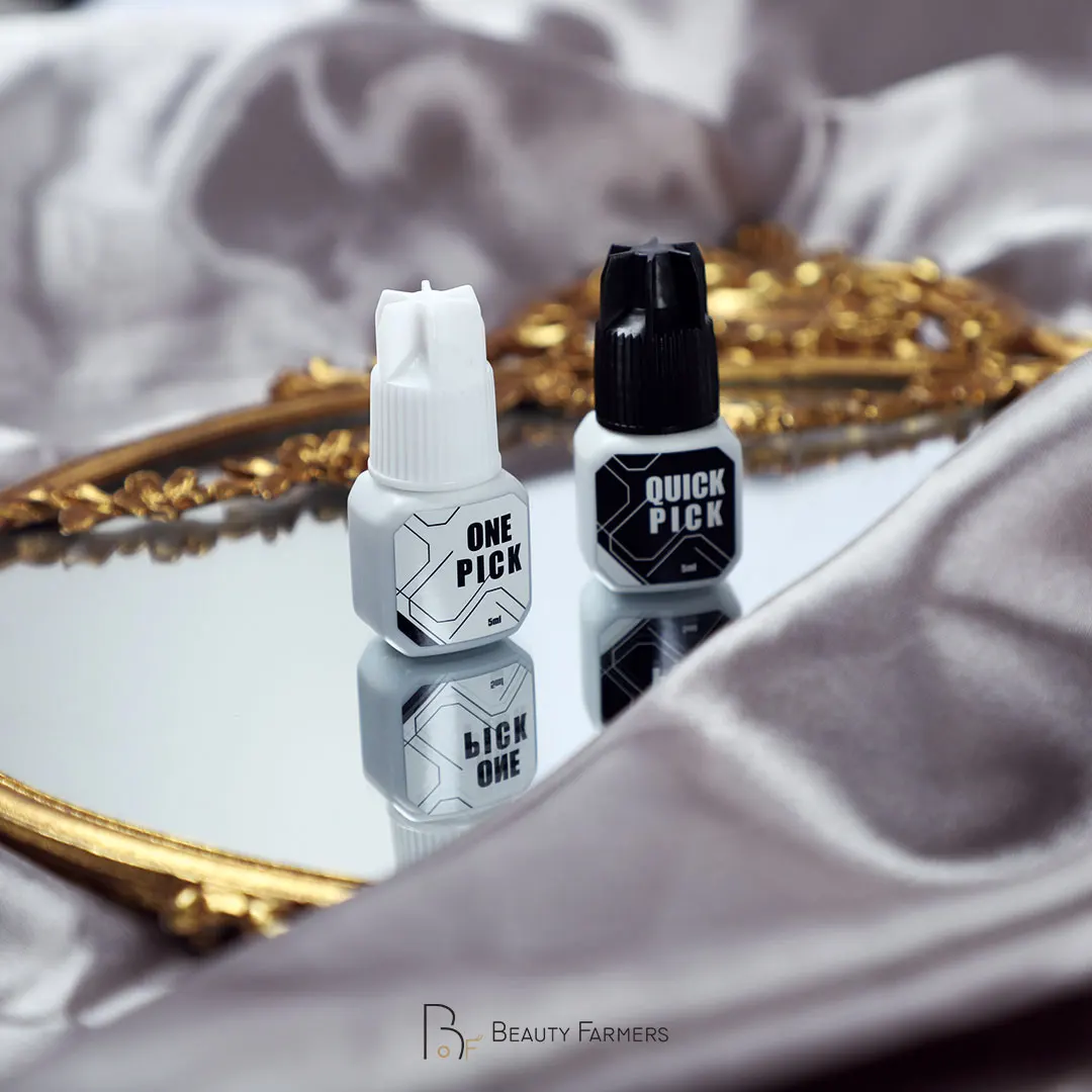 Korea High Quality Wholesale Eyelash Extension 0.5 Seconds Quick Pick & One Pick Glue Private Label OEM