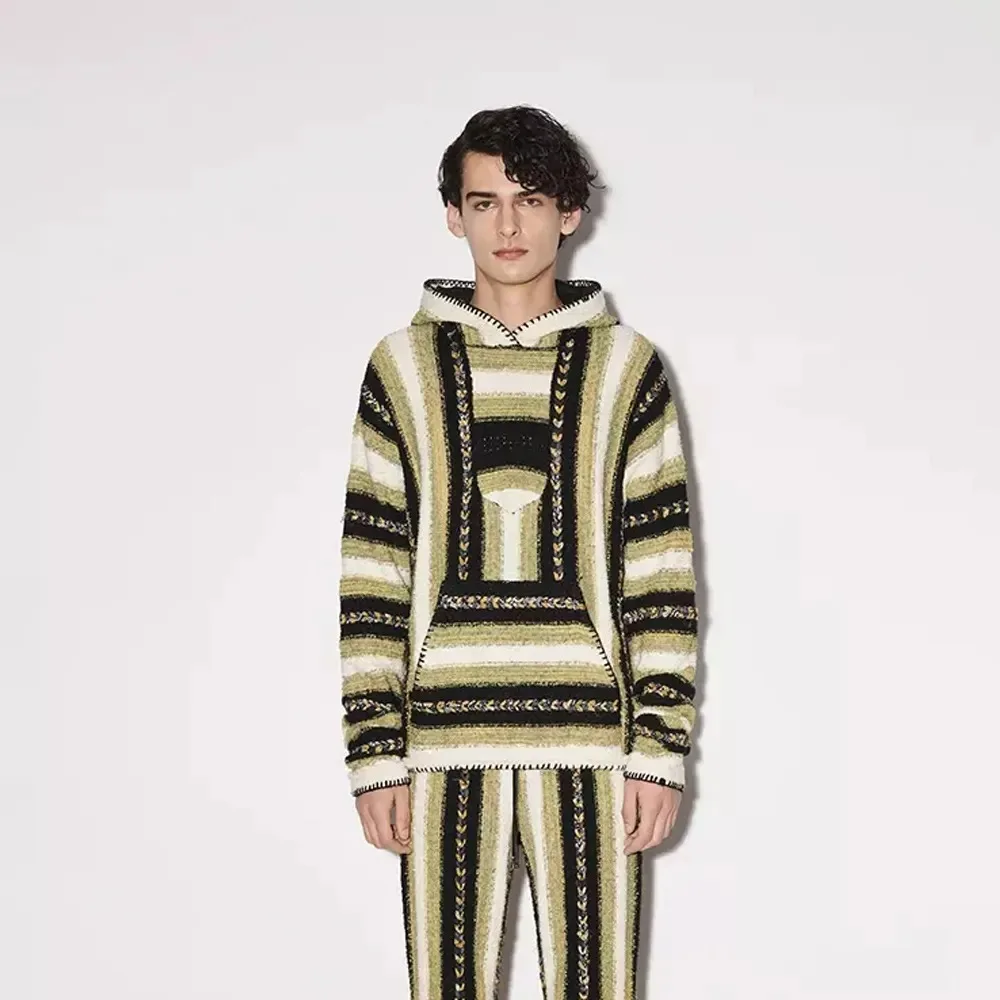 Custom Print Neon Jumpers Drop Shoulder Velvet Logo Split Fashion Baja Wholesale All Colors Luxury Quality Cut And Sew Hoodies