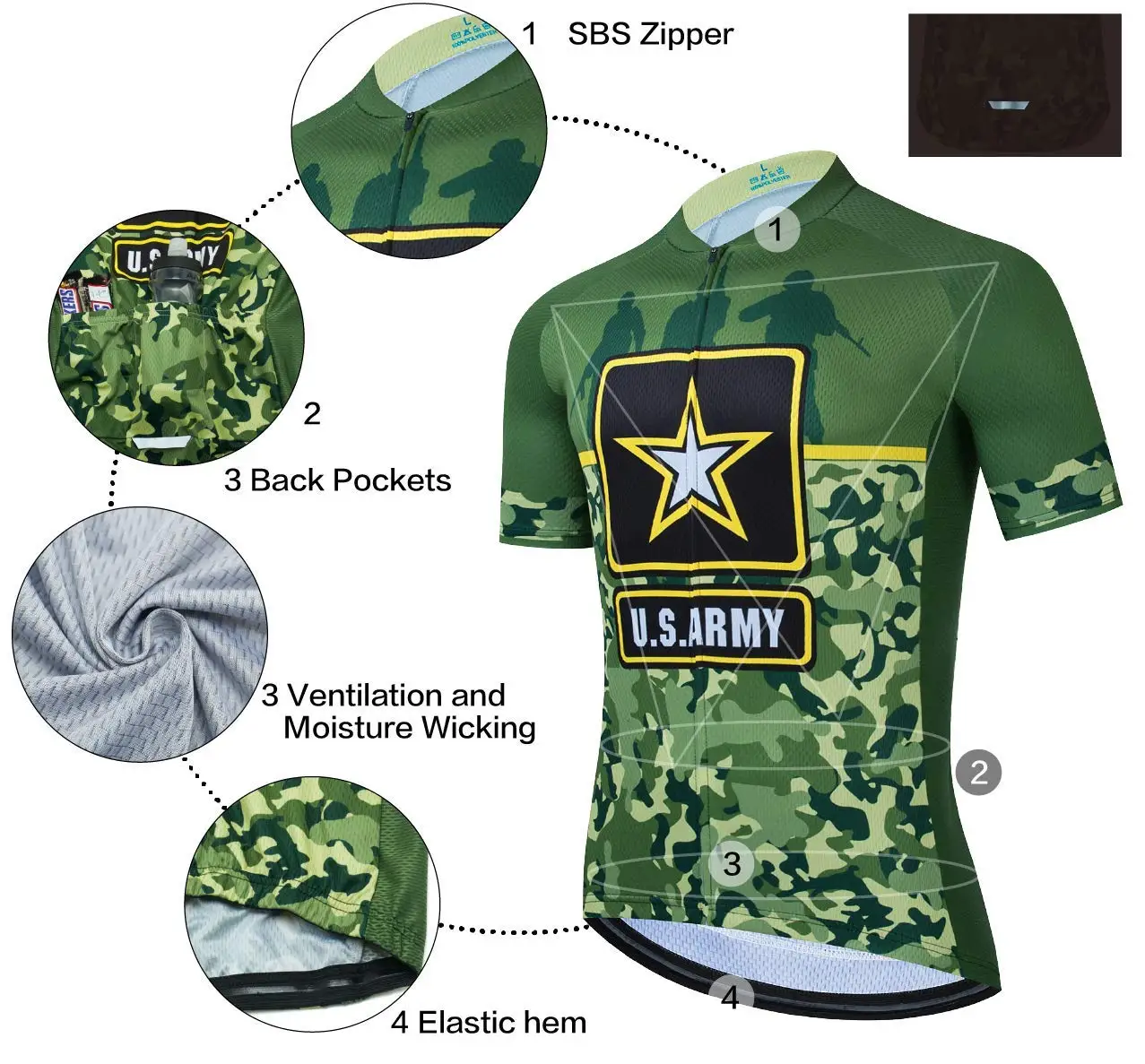 Fashion custom make Factory rate top style High Quality best price good material latest fashion Cycling Uniforms