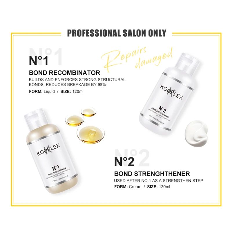 Professional Salon Use Hair Repairing Products Kooplex Hair Care Kit For Damaged Hair