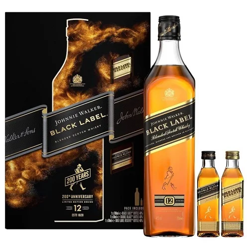Affordable Double Black White/Red /Blue /Black/ Green Blended Scotch Whisky dealers