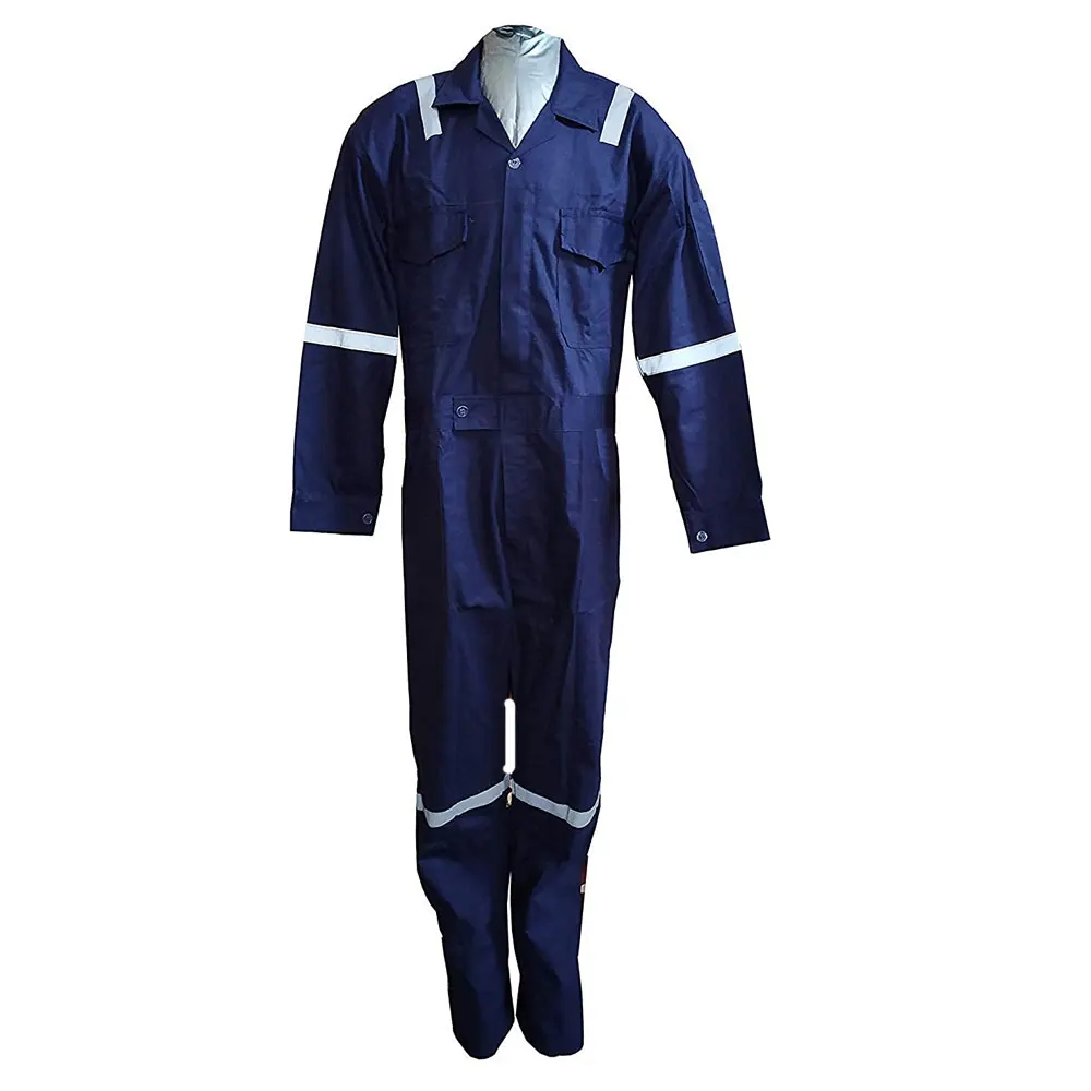 Factory Custom Fire Proof Work Overall Suit Industrial Safety Uniform Jumpsuit Workwear Flame Fire Retardant Coveralls
