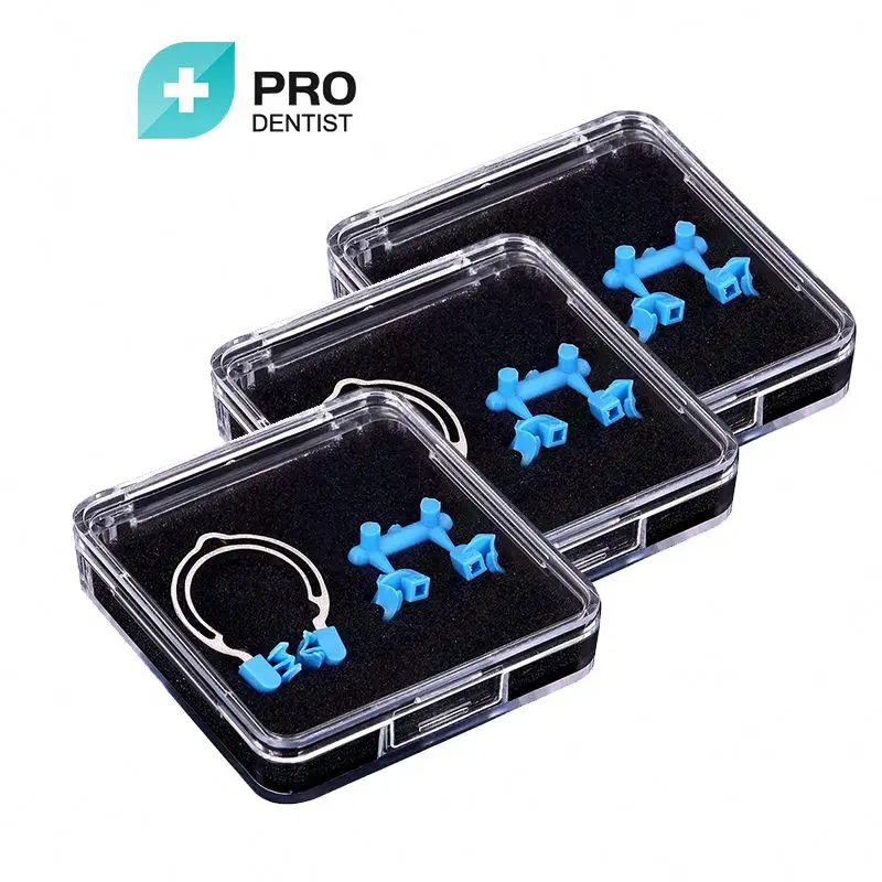 Dental Matrix Sectional Contoured Matrices Wedges Clamps Metal Spring Clip Rings Dentist Tools Forming Sheet Clip Mixed