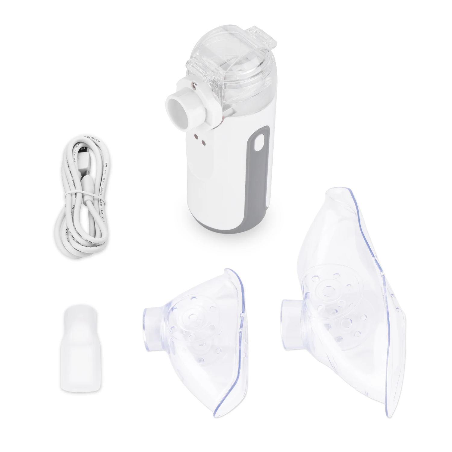 Fitconn Fashion Portable ABS material Adult Hands free portable mesh nebulizer With Type-C cable