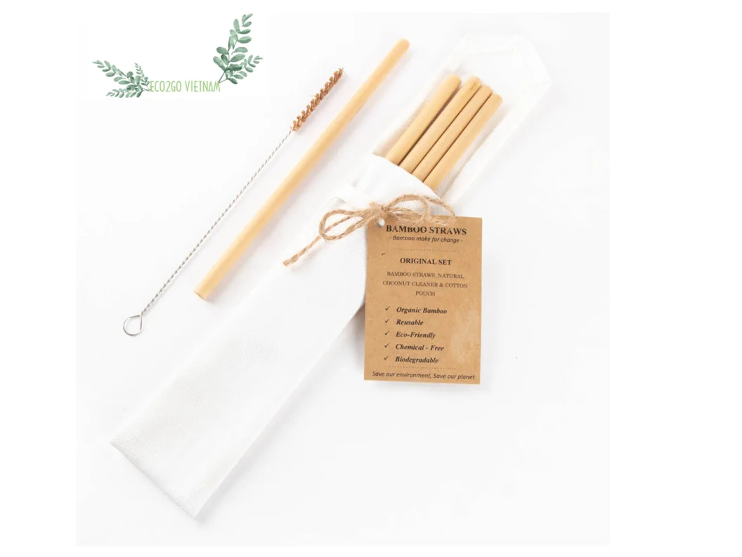 100% Natural bamboo straws/Bamboo straws/Bamboo straws set eco-friendly environment cheapest price and high quality material