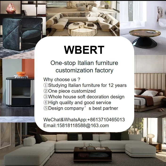 WBERT Nordic Expression Italian Simple Morenburg North American Black Walnut CAR Leather Soft Back Solid Wood Double Bed