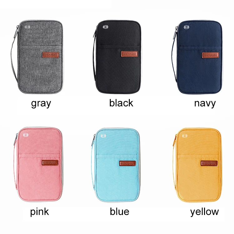 Модный семейный дорожный кошелек, держатель для паспорта, RFID кошелек для паспорта