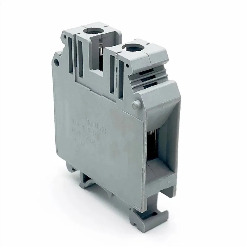 Din Rail разъем клеммной колодки установленный Uk-35n 800v 125a 10-35 пластиковые