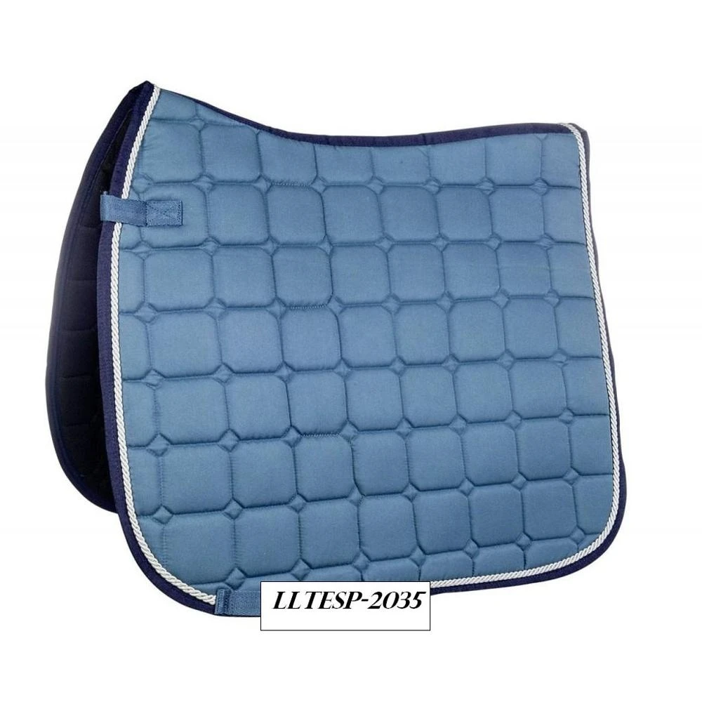 Horse Riding Equipment Honey Comb Lining Side Finished with Polyester Binding Jumping Saddle Pad at Best Competitive Price