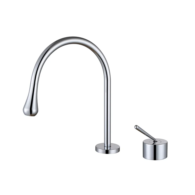 Bathroom faucets supplier dual handle black cold hot water mixer bathroom tap