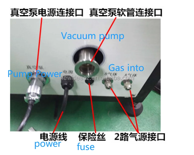 Hot Sell PLC Touch Screen 5L Vacuum Plasma Cleaner Machine