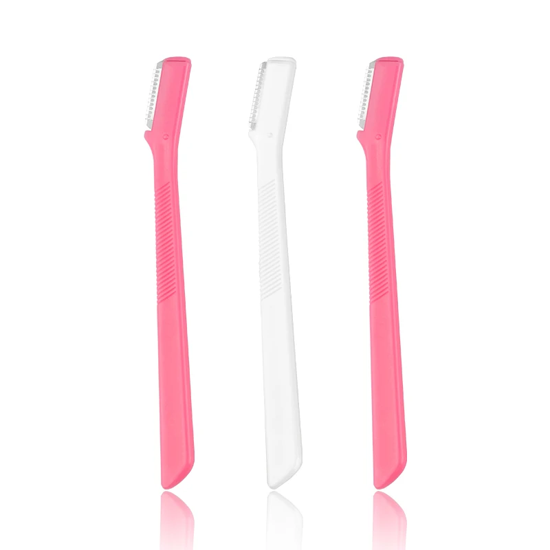 Hot Sell Women Eyebrow Razor Stainless Steel Blades Facial Eyebrow Hair Trimmer Razor Face Eyebrow Shaper Shaver