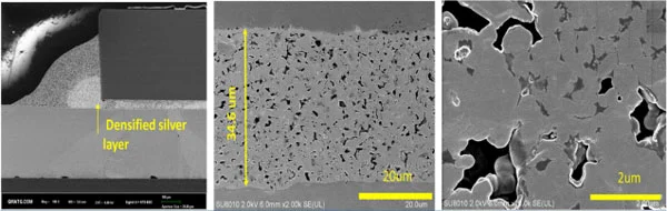 Lead Free Pressureless Silver Sintering Paste For 5x5mm  SiC GaN Si Chip