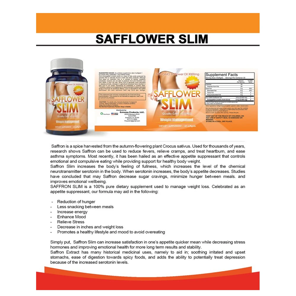 New High Quality Safflower Oil with Reasonable Price