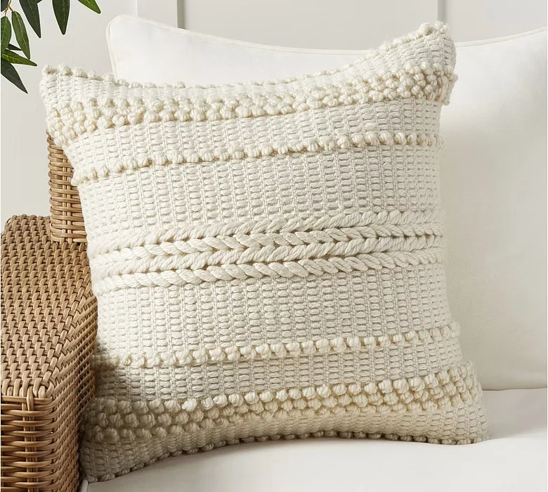 Boho Handloom out door Throw Pillow Covers for Couch Sofa  100% recycled polyester Hand Woven Tufted Decorative Pillows Covers