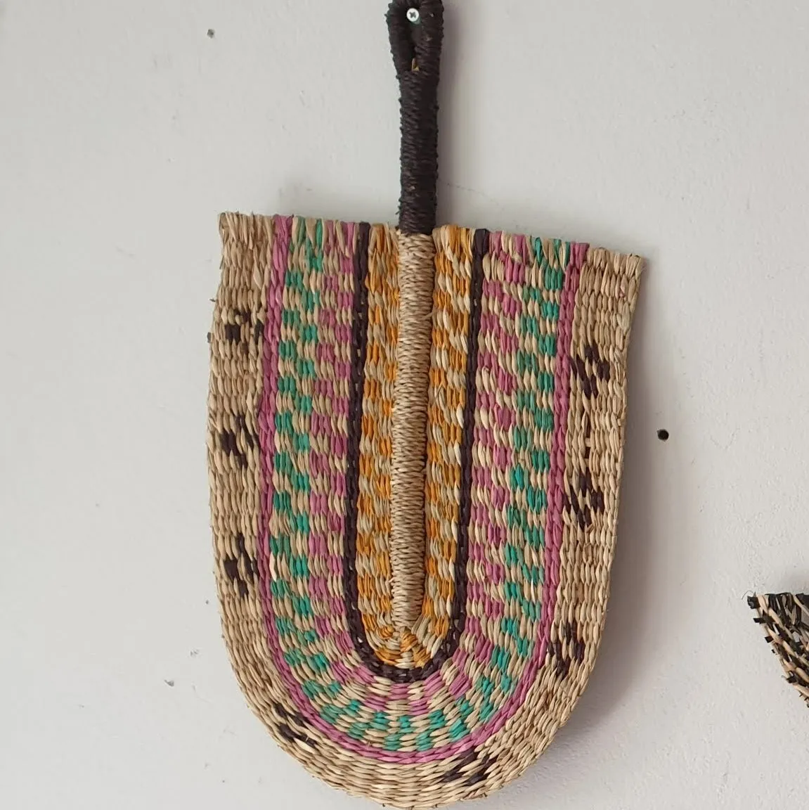 High Quality and Eco friendly seagrass wall fan for decoration/ boho style boho living for Wholesale made in Vietnam From Keico