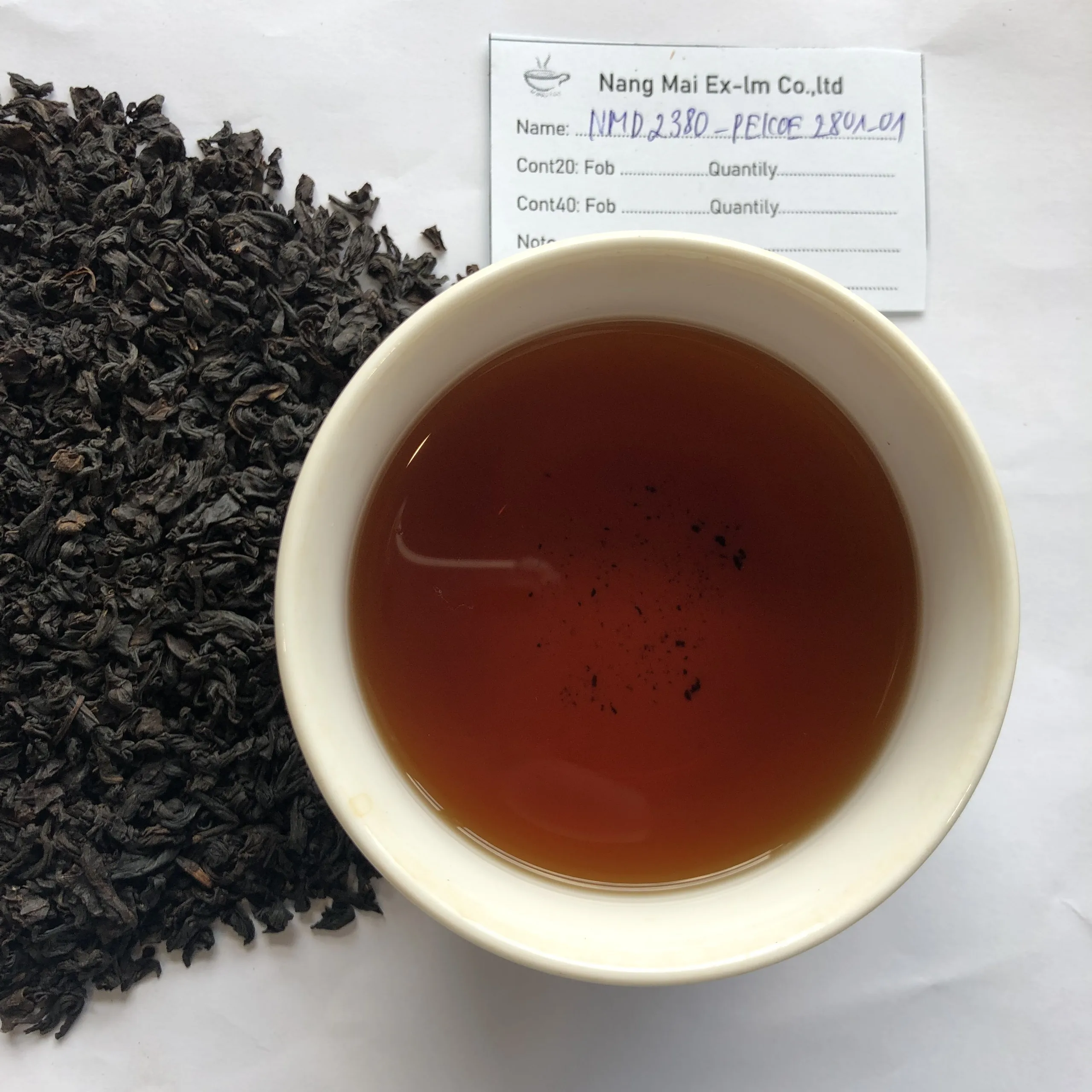 NEW CROP 2023 PEKOE CEYLON BLACK TEA DARK-COPPER-COLORED UNIQUE CAREFULLY PROCESSED CUSTOMIZED PACKAGING