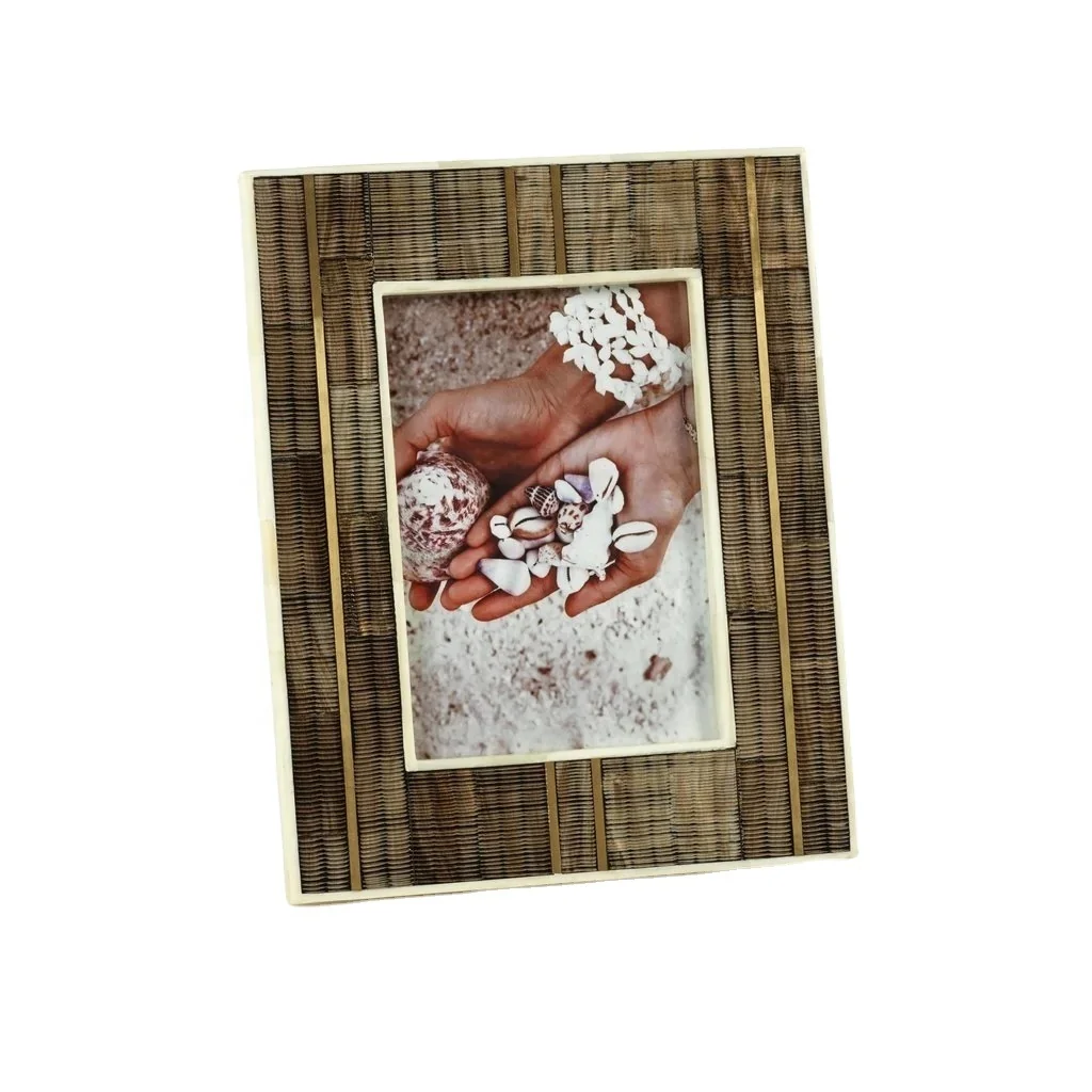 Luxury Horn Inlay Photo Frame Home Wall Decorative Picture Frame gift items For Wholesale Exports