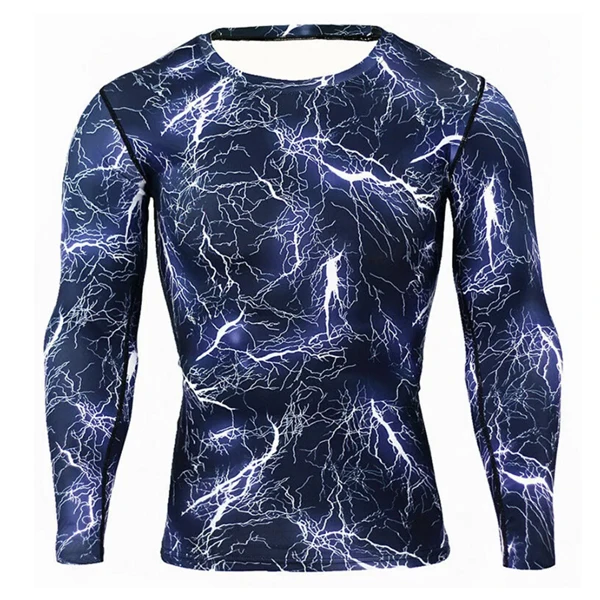 Grappling MMA Rash Guard Sublimation Compression Shirt Bjj Rashguard Custom Printed Mens Men Technology OEM Long Sleeve shirt