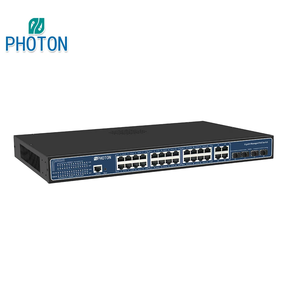 28 Port Gigabit Managed POE Switch