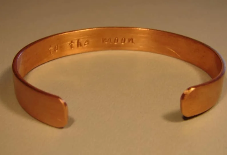 Good Quality Decorative Handcrafted Brass Copper Long Wrist Cuff Bracelet Manufacturer from India