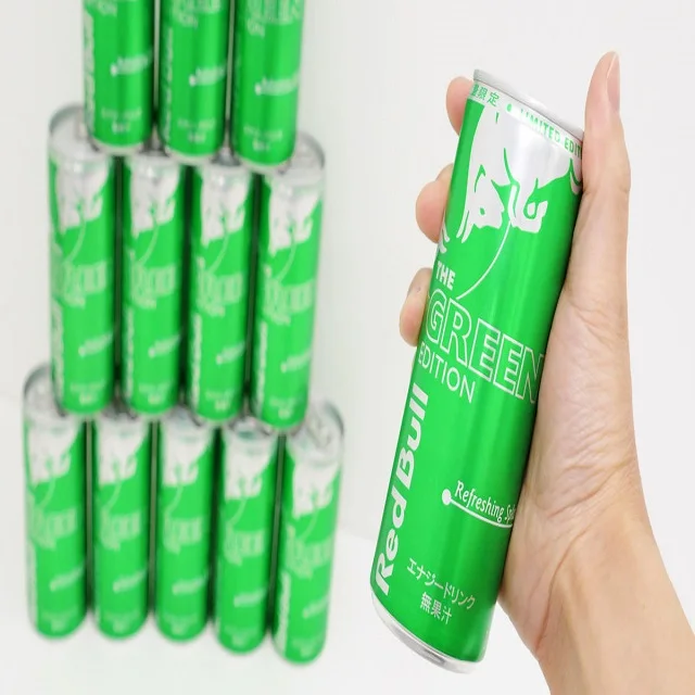 Bull Energy Drink Green Edition - Best Wholesale Prices on 8.4 oz , 12 oz, 16 oz (12 & 24 pack)