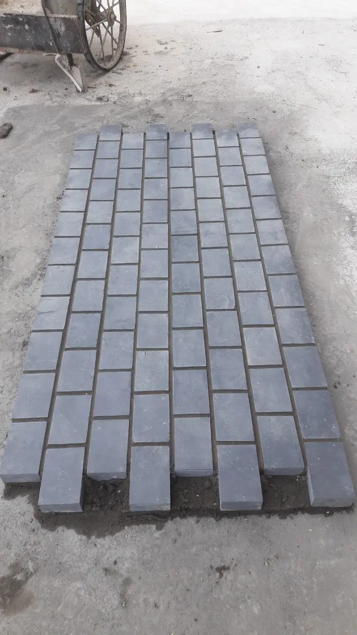 Black slate stone Anti-slip stone tile Outdoor paving made of natural Slate stone  best quality good price top sale