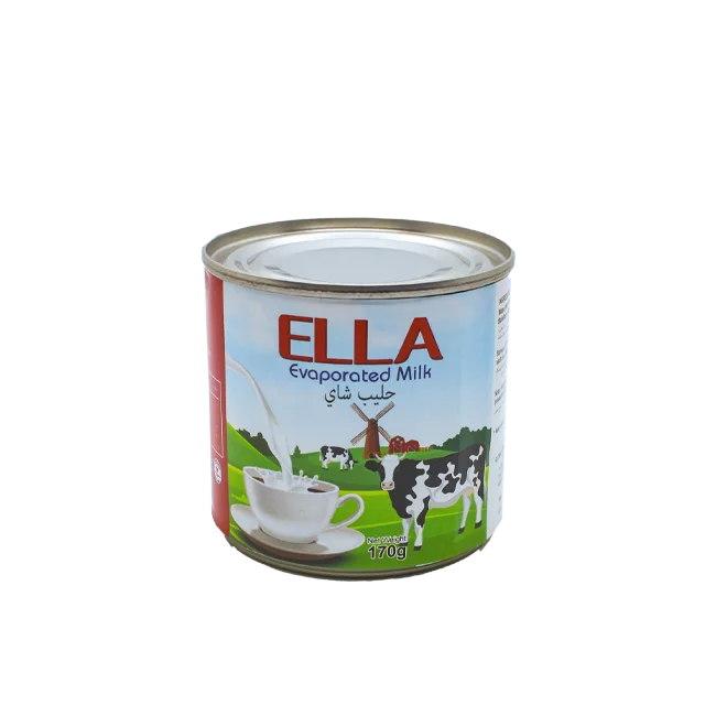 ELLA Evaporated milk with 2% protein for Coffee or Tea and Baking  best quality products from Malaysia 390g,500g,1kg.