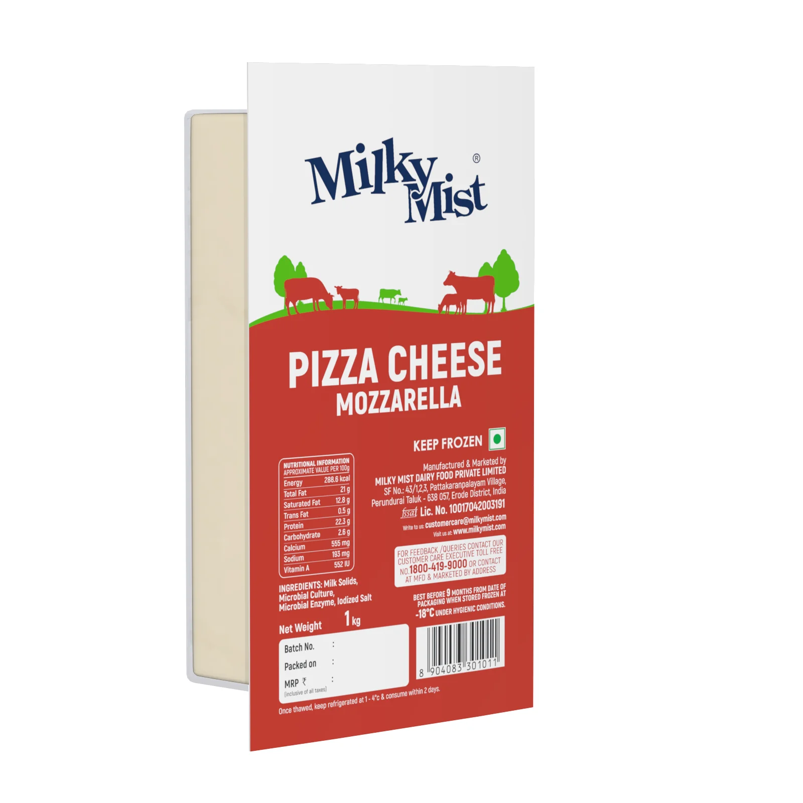 MOZZARELLA CHEESE 1kg