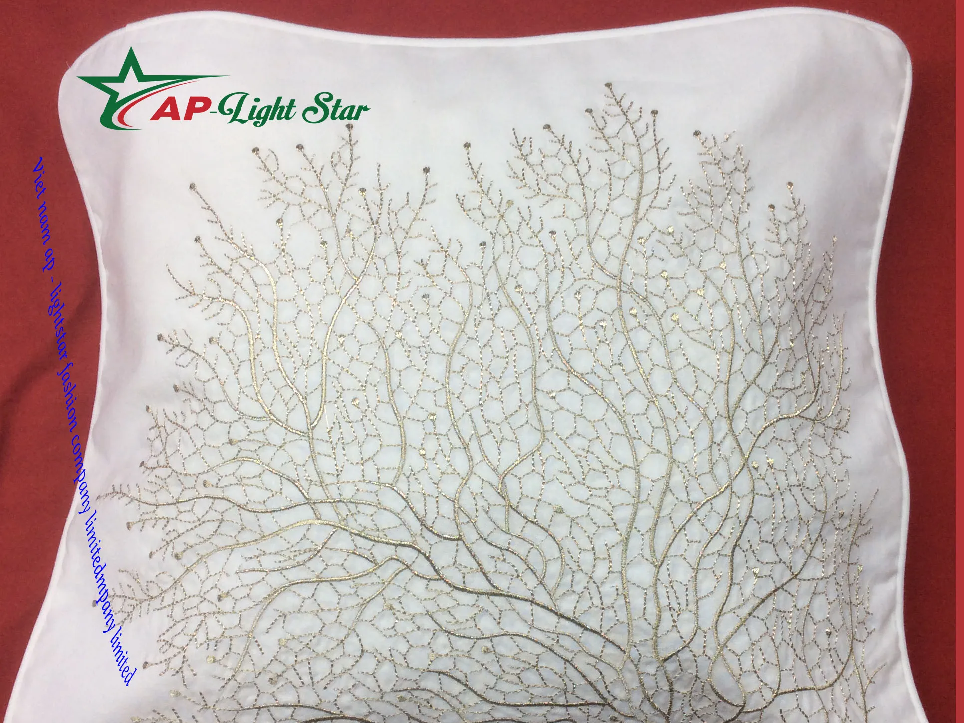 European style hand-embroidered pillowcase collection. Beautiful and luxurious embroidery pattern. accept bulk orders