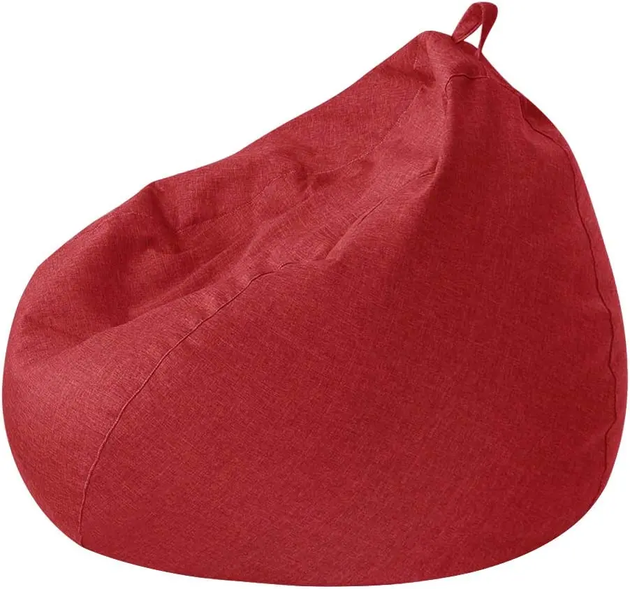 Bean Bag Chair Cover Only Without Filling - Extra Large, Stuffed Animal Storage&Memory Foam