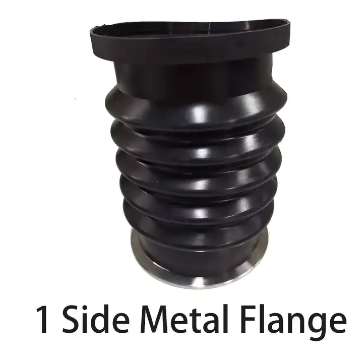 Customized Rubber Bellows Dust Cover with Flange