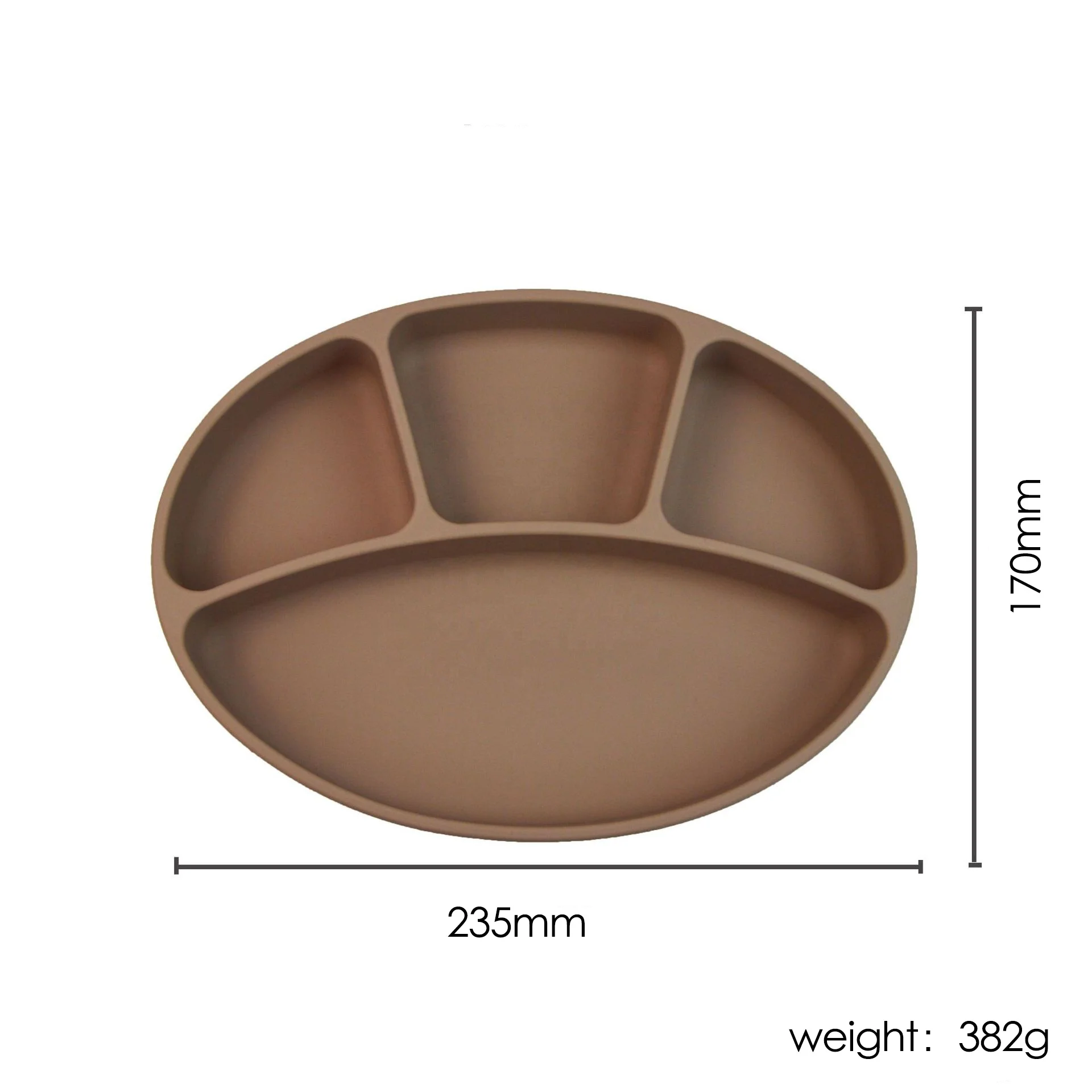 Korean Ins Style  Factory Direct Multi Color Baby Feeding Training Solid Food Bowl Silicone Snack Food Supplement Bowl