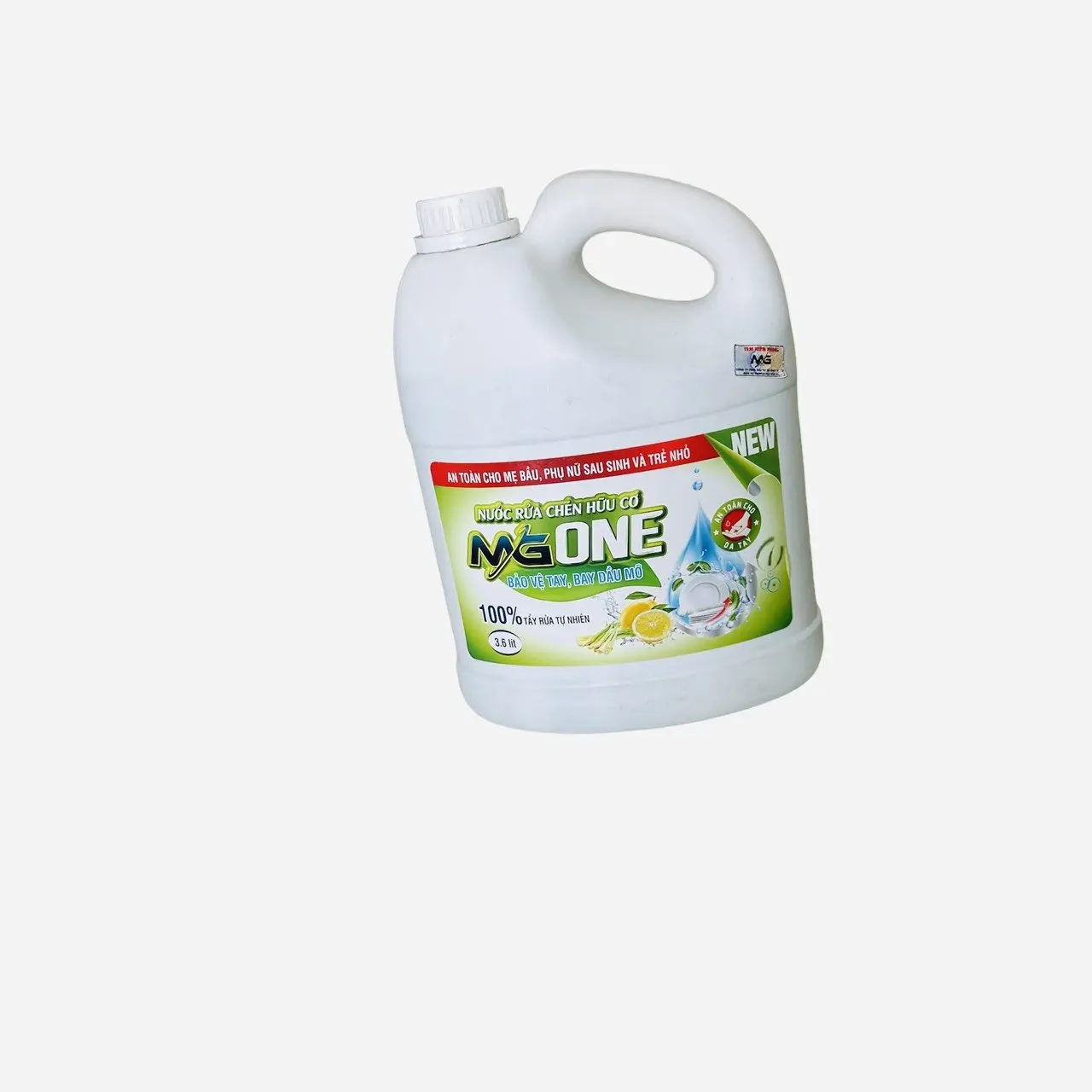 Concentrated Lemongrass Scented Dishwashing Liquid Color-Safe Bleach Produced and Distributed