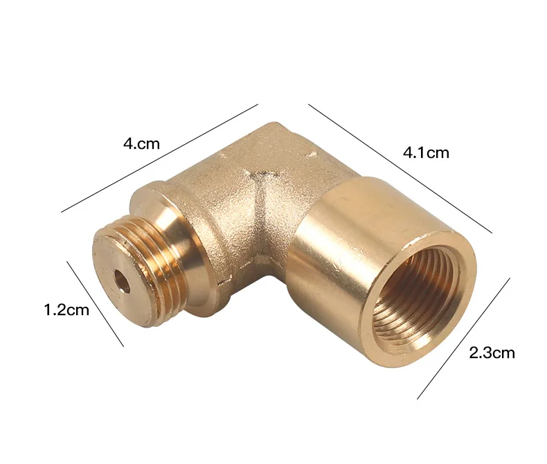 CNC Machining aluminum brass machining parts manufacturer automobile parts M18 * 1.5 connector