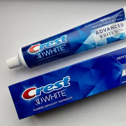 Crest 3D White Advanced Whitening Toothpaste, 5.2 oz (Pack of 5)