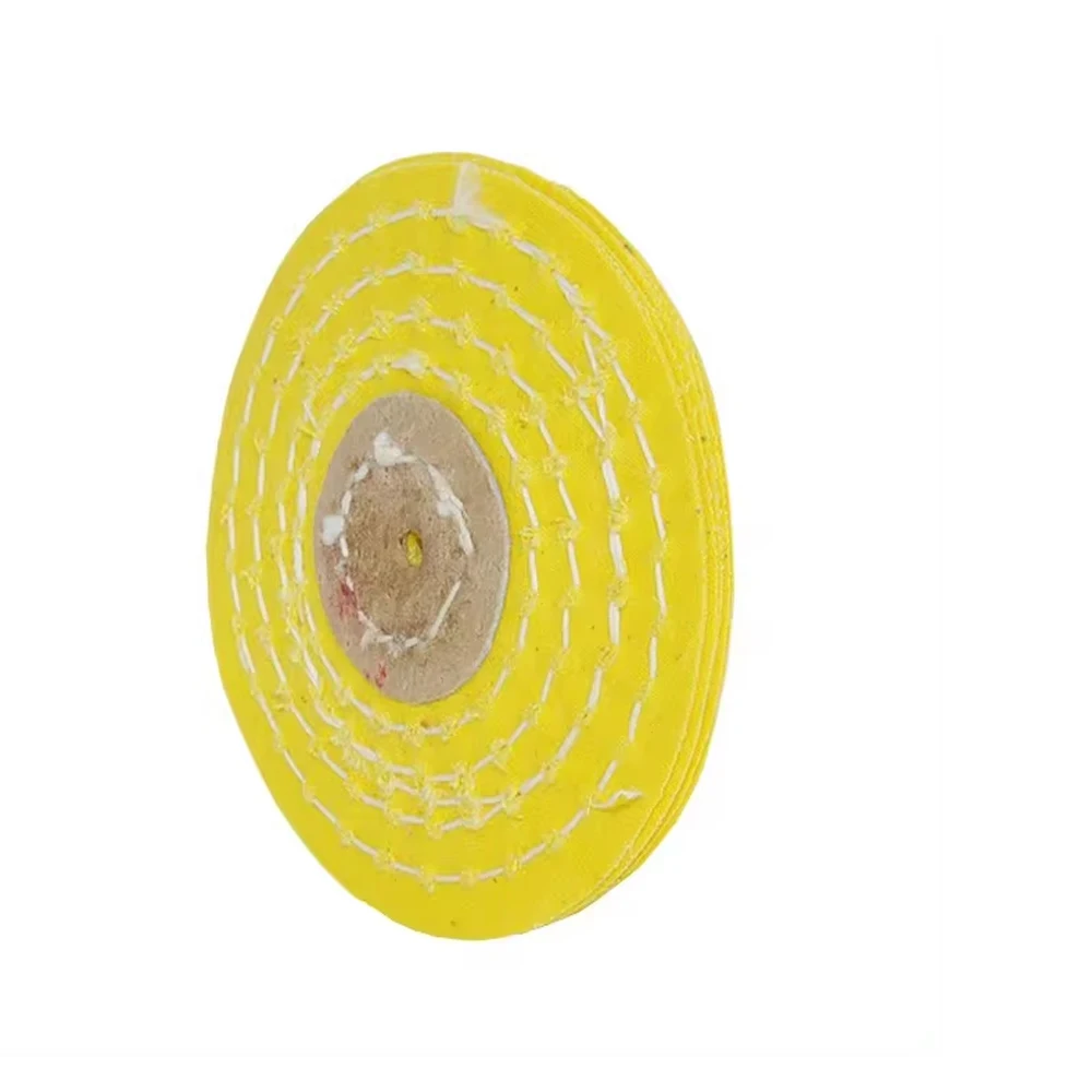 Best Quality Yellow Mill Treated Industrial Grade Razor Edge Buffing Wheel From India