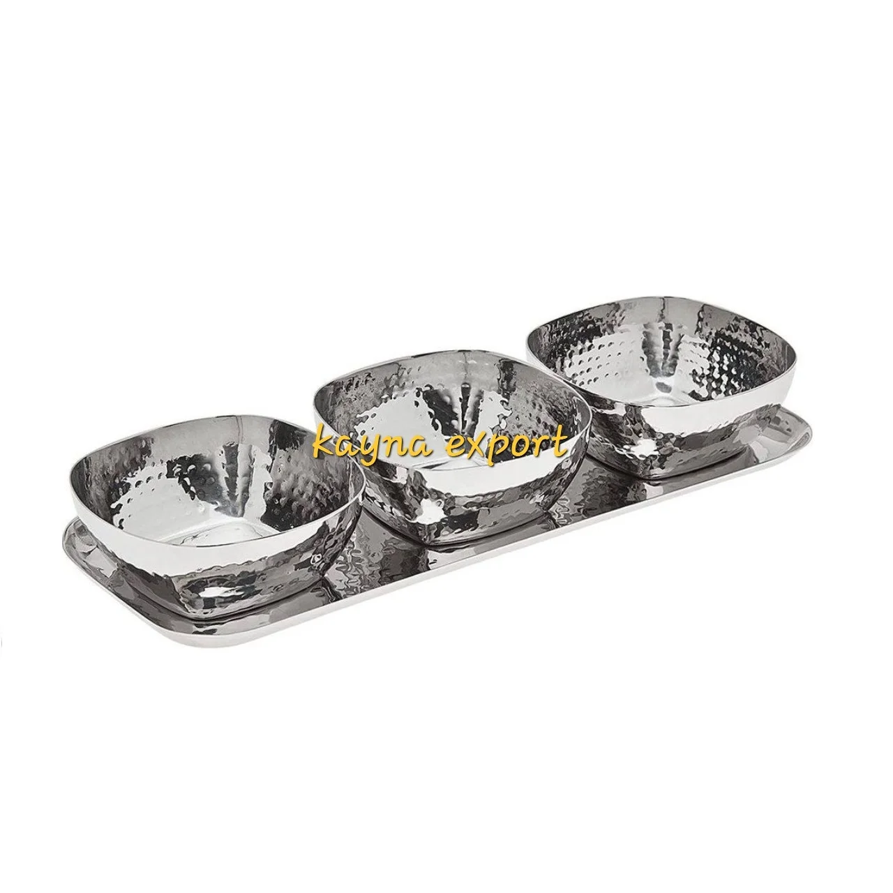 STAINLESS STEEL MIRROR POLISHED NUTS AND DATES SERVING BOWLS AVAILABLE WHOLESALE AFFORDABLE PRICES KITCHEN SERVING BOWLS SETS