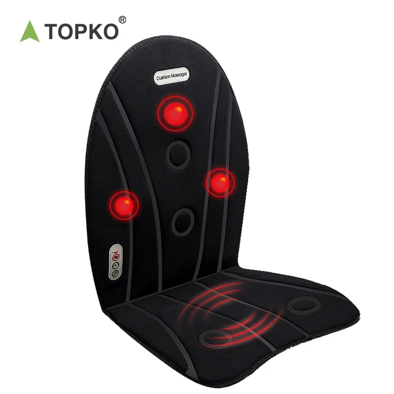 TOPKO Temperature Control Folding Breathable Heated Seat Cushion Pad for Camping Fishing Office Chair Heated Seat Cover