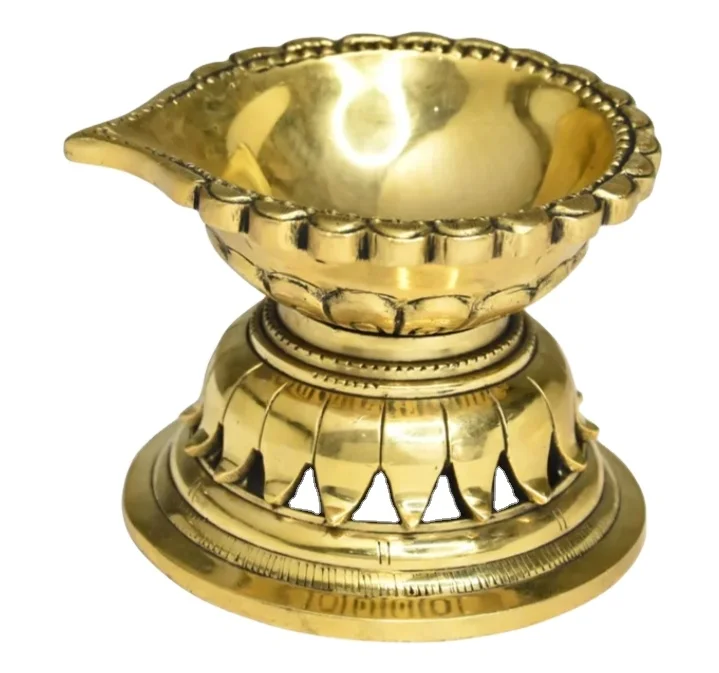 Горячая Распродажа латунный индийский пандор Akhand Diya металлический амбоза глубокий ручной работы дизайн A