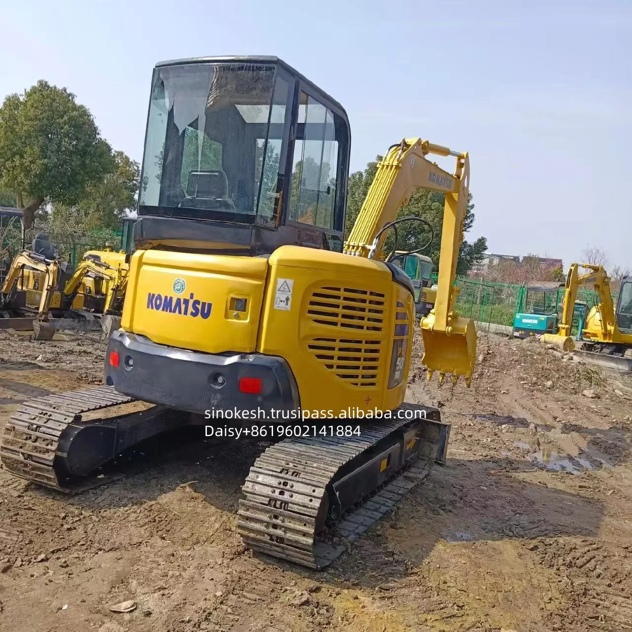 used excavator komatsu pc50mr with connect tube used small cheap excavator komatsu pc50 pc55mr-2